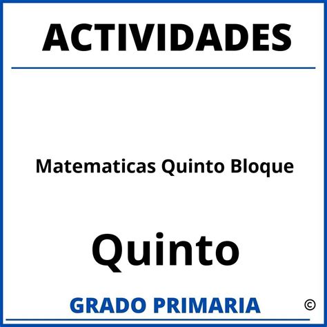 QUIENTO Y SEXTO GRADOS DE PRIMARIA .